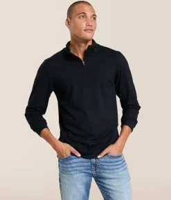 Tops | J.B. Holt Quarter Zip Performance Pullover White