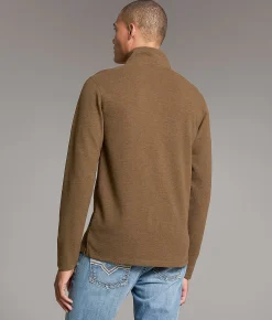 BKE Quarter Zip Pullover Brown Outlet