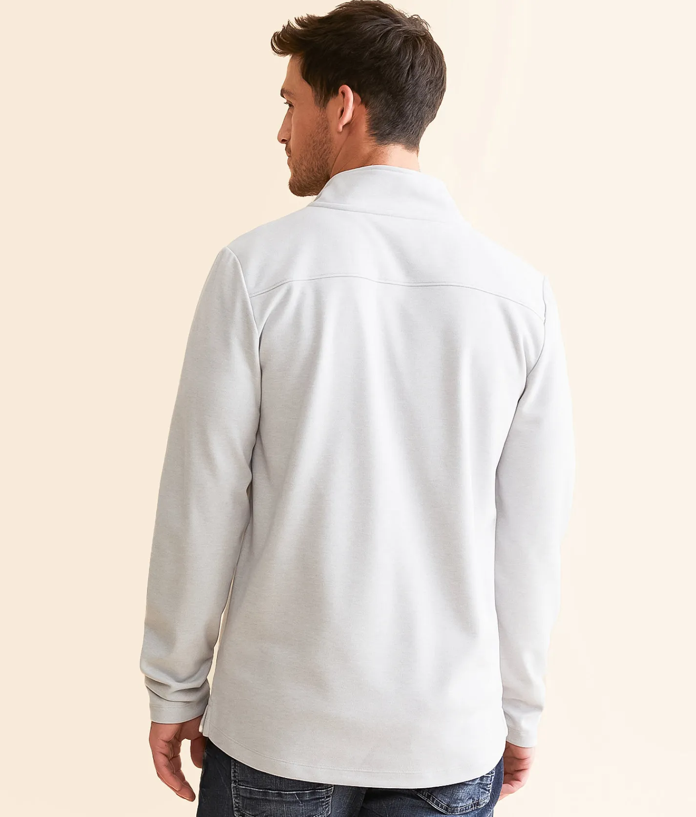 Activewear | Outpost Makers Quarter Zip Pullover Quite Gray