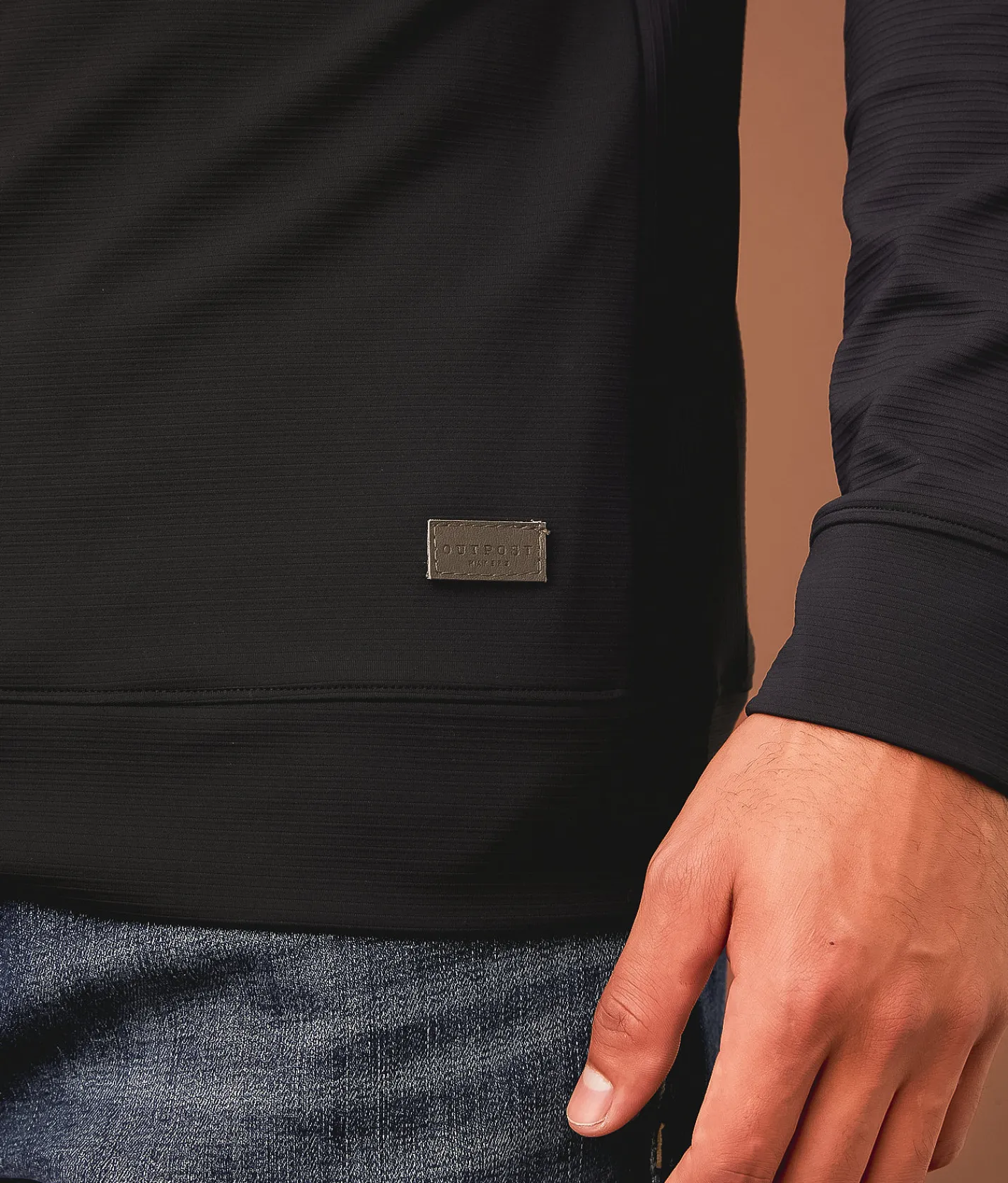 Outpost Makers Quarter Zip Pullover Black Best