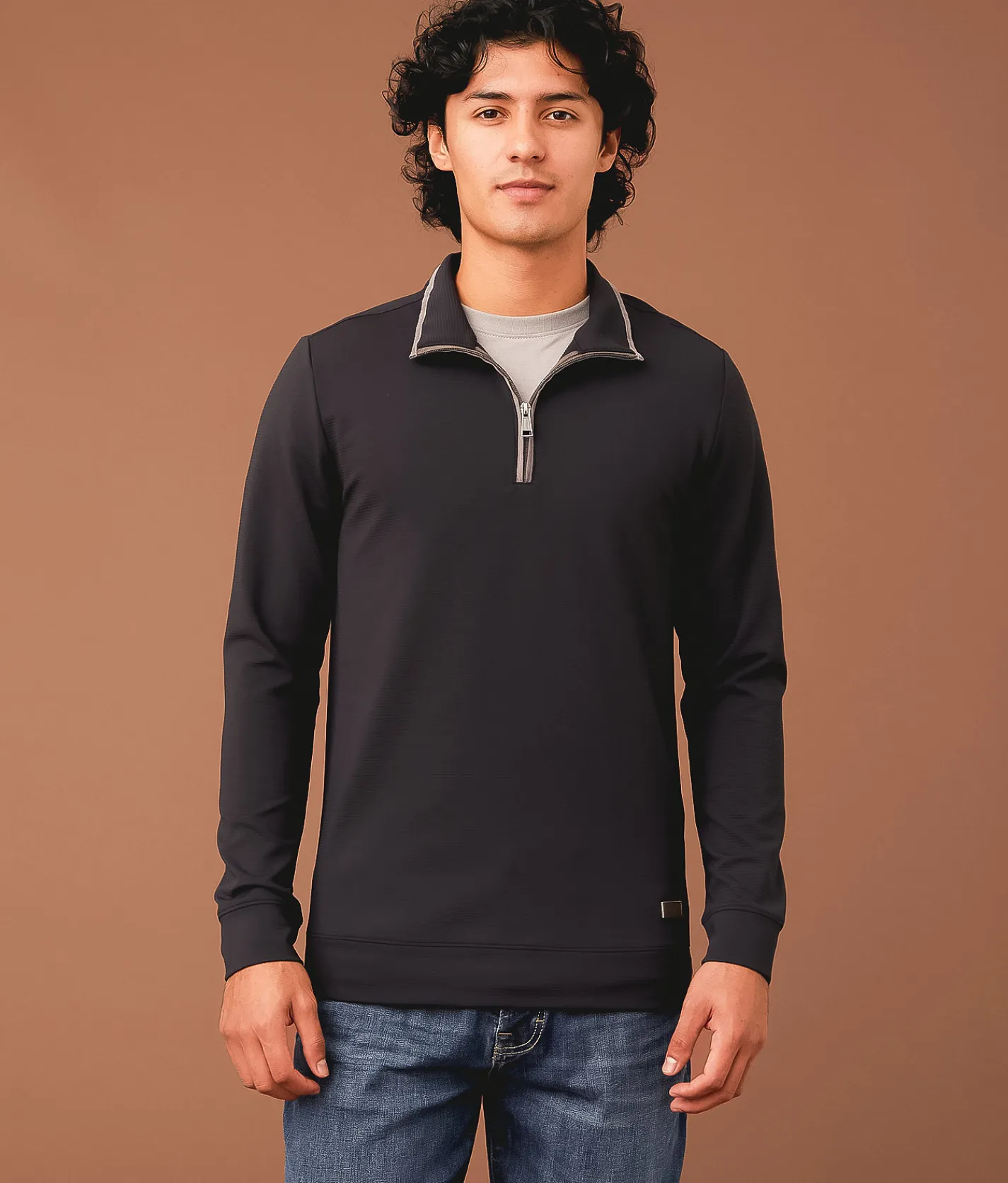 Outpost Makers Quarter Zip Pullover Black Best