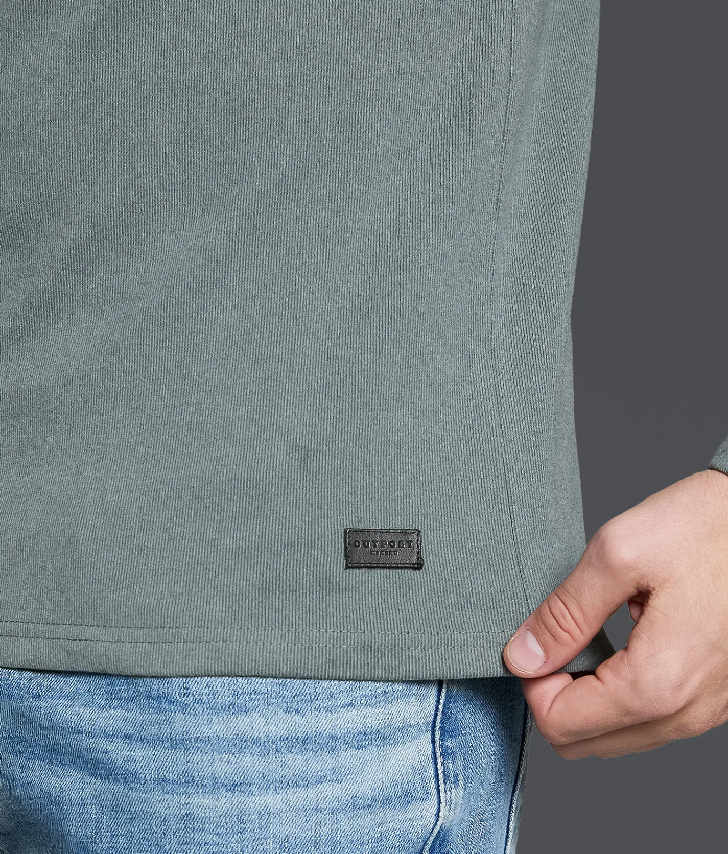 Outpost Makers Quarter Zip Pullover Dark Slate New