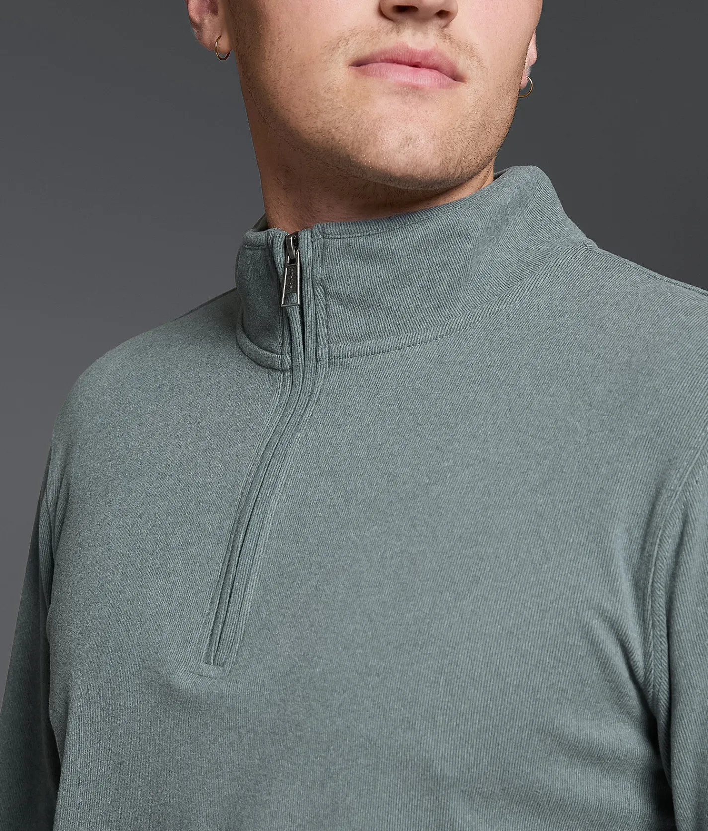 Outpost Makers Quarter Zip Pullover Dark Slate New