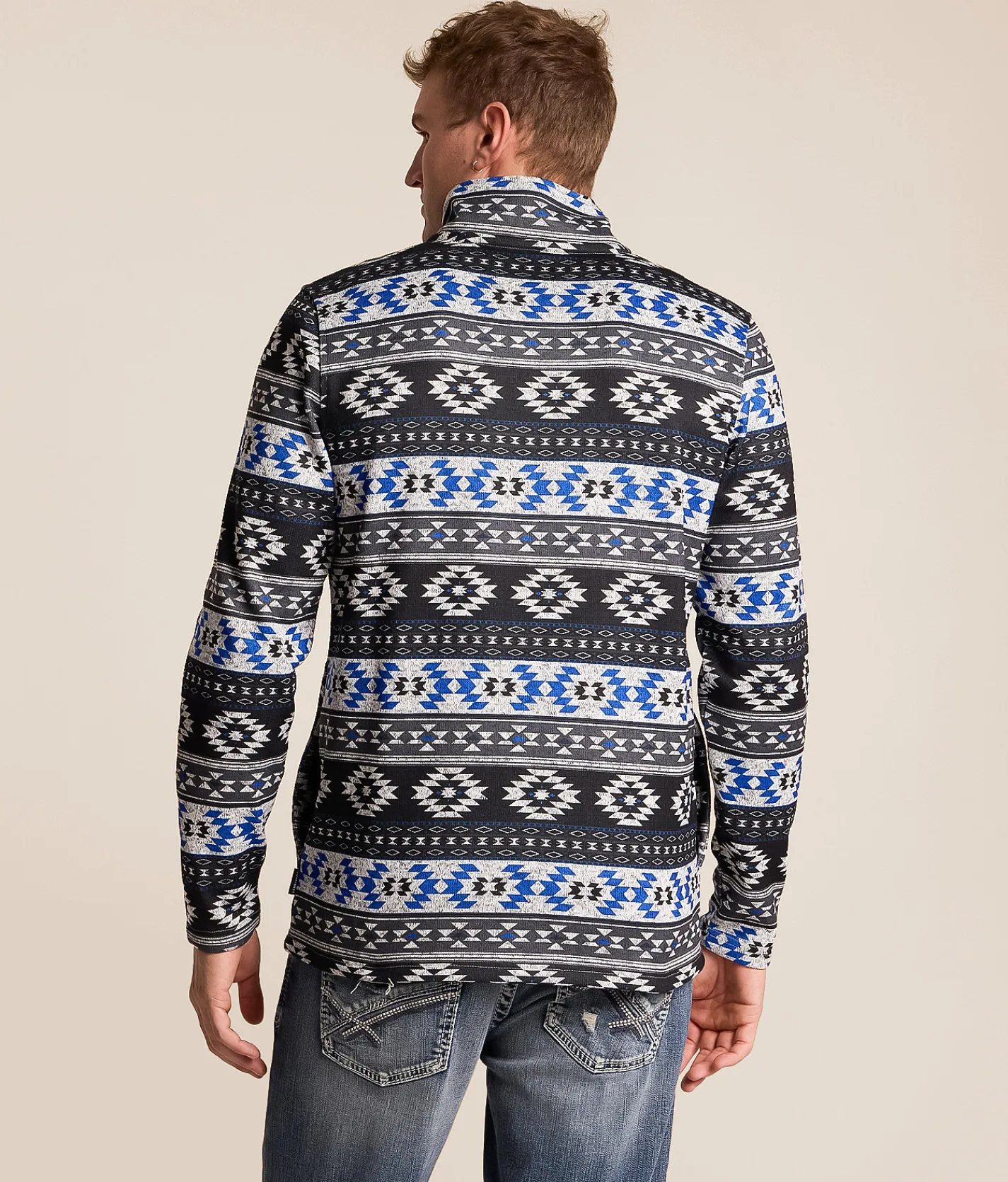 Tops | Departwest Quarter Zip Pullover Black