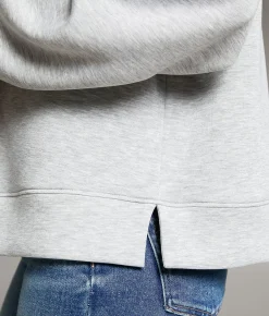 BKE Quarter Zip Pullover Heather Grey Outlet