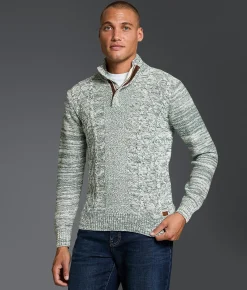 Outpost Makers Quarter Zip Sweater June Bug Combo Outlet