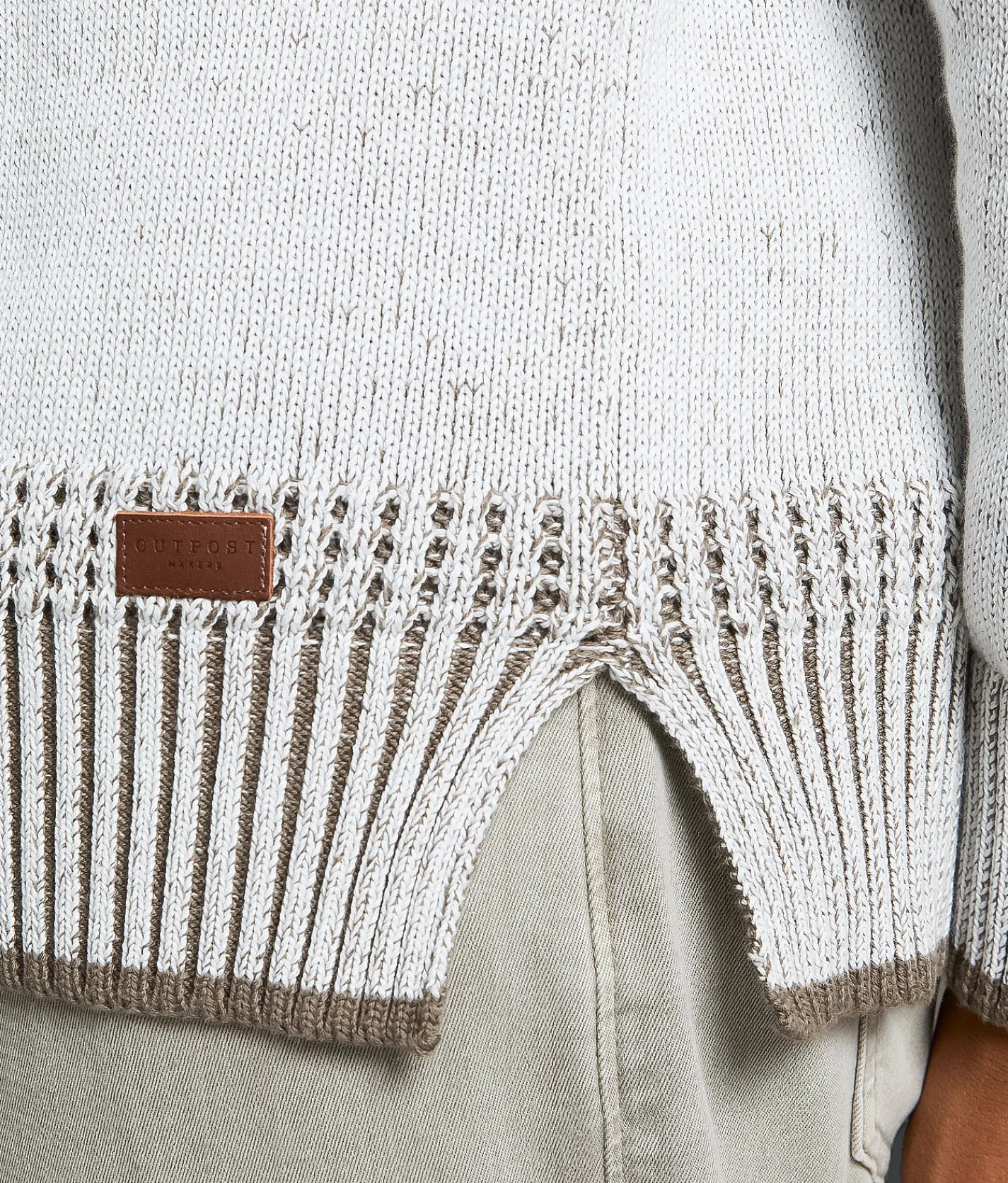 Tops | Outpost Makers Quarter Zip Sweater Marshmellow
