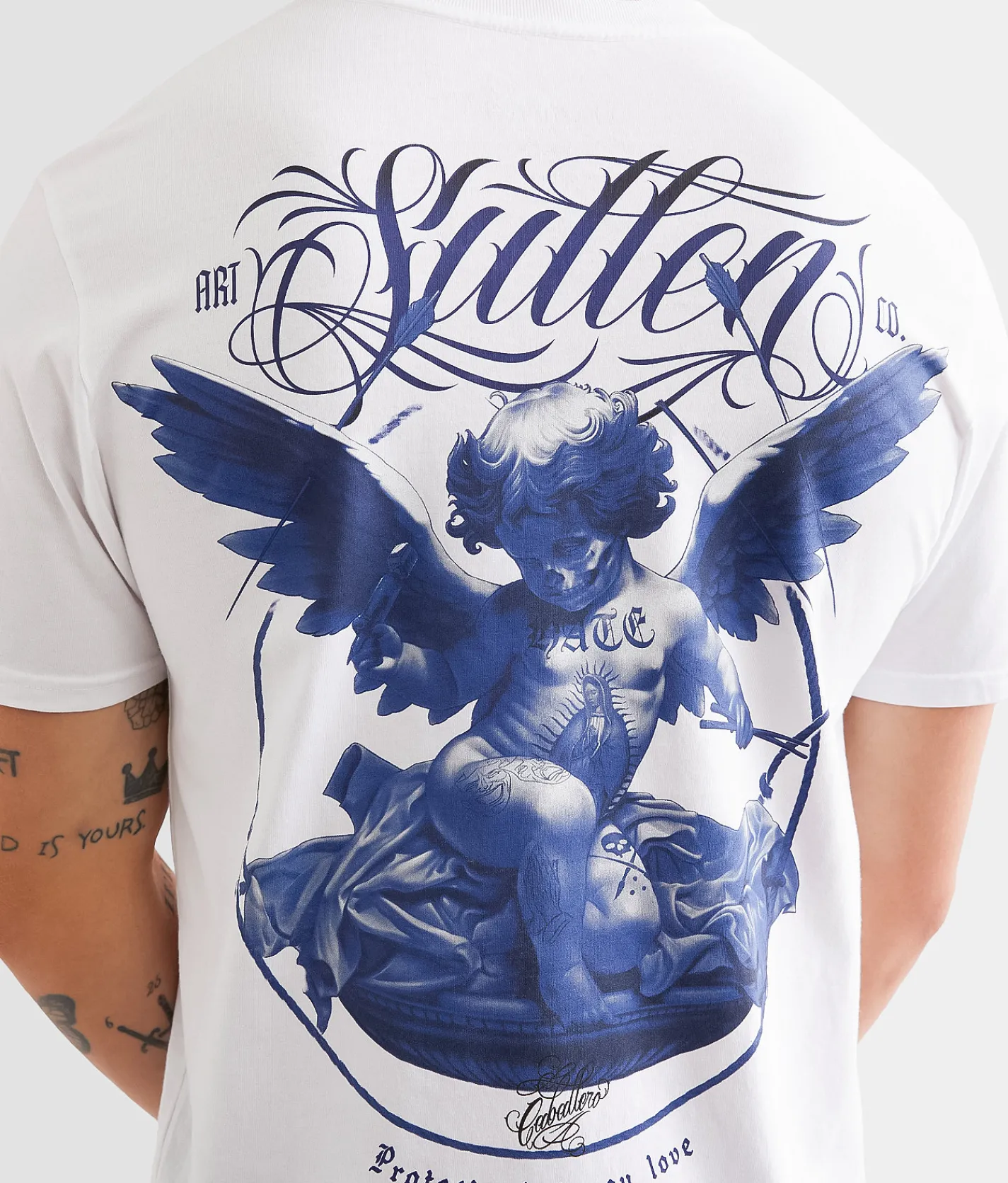 Graphic T-Shirts | Sullen Querubin T-Shirt Jet Black