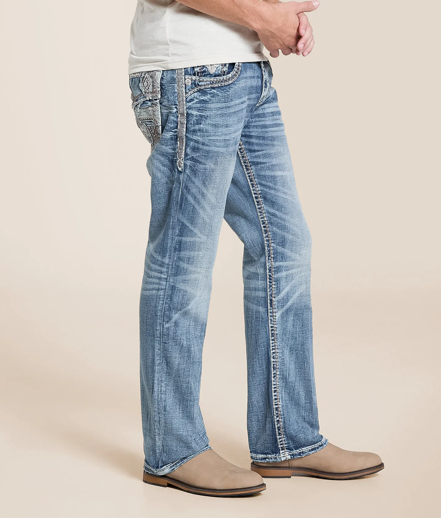 Rock Revival Jeans|Bottoms | Rock Revival Quill Boot Stretch Jean Quill B202