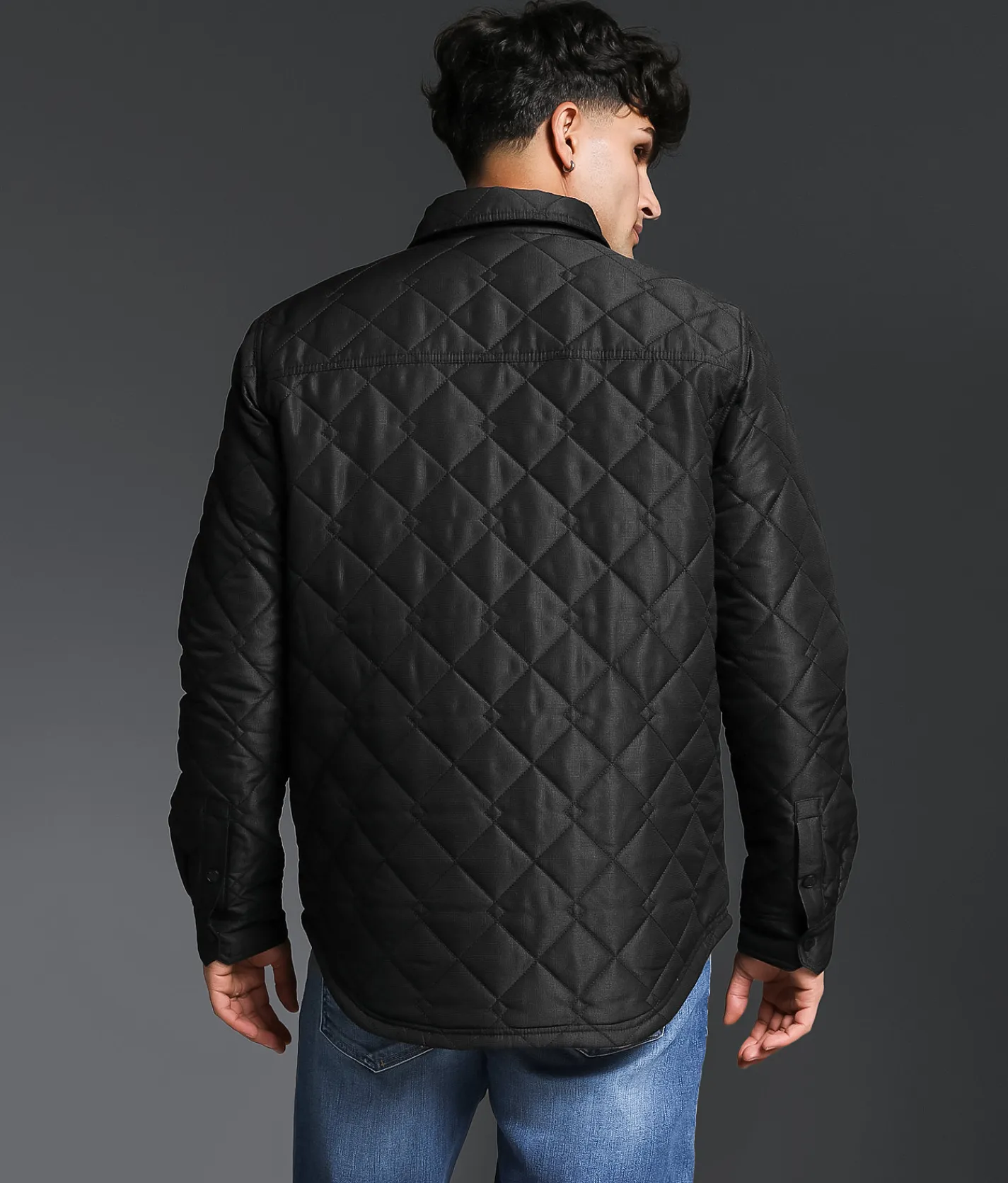 Tops|Coats & Jackets | Outpost Makers Quilted Shacket Black