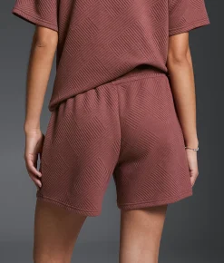 Buckle Black Quilted Short Rose Brown Outlet