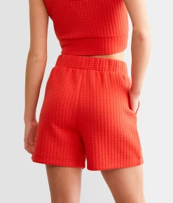 Bottoms|Shorts | Gilded Intent Quilted Stitch Shorts Grenadine
