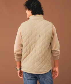 Outpost Makers Quilted Vest Light Brown