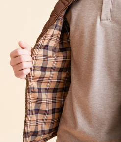 Outpost Makers Quilted Vest Brown Hot
