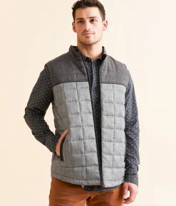 Coats & Jackets | BKE Quilted Vest Black Grey