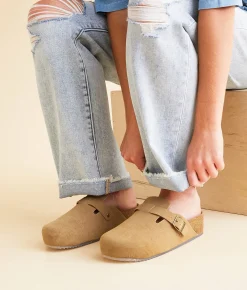 Shoes | Mia Qwest Platform Clog Taupe
