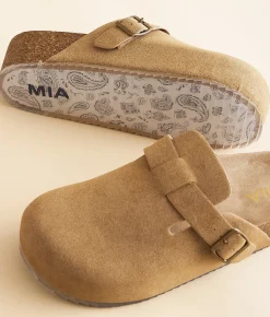 Shoes | Mia Qwest Platform Clog Taupe