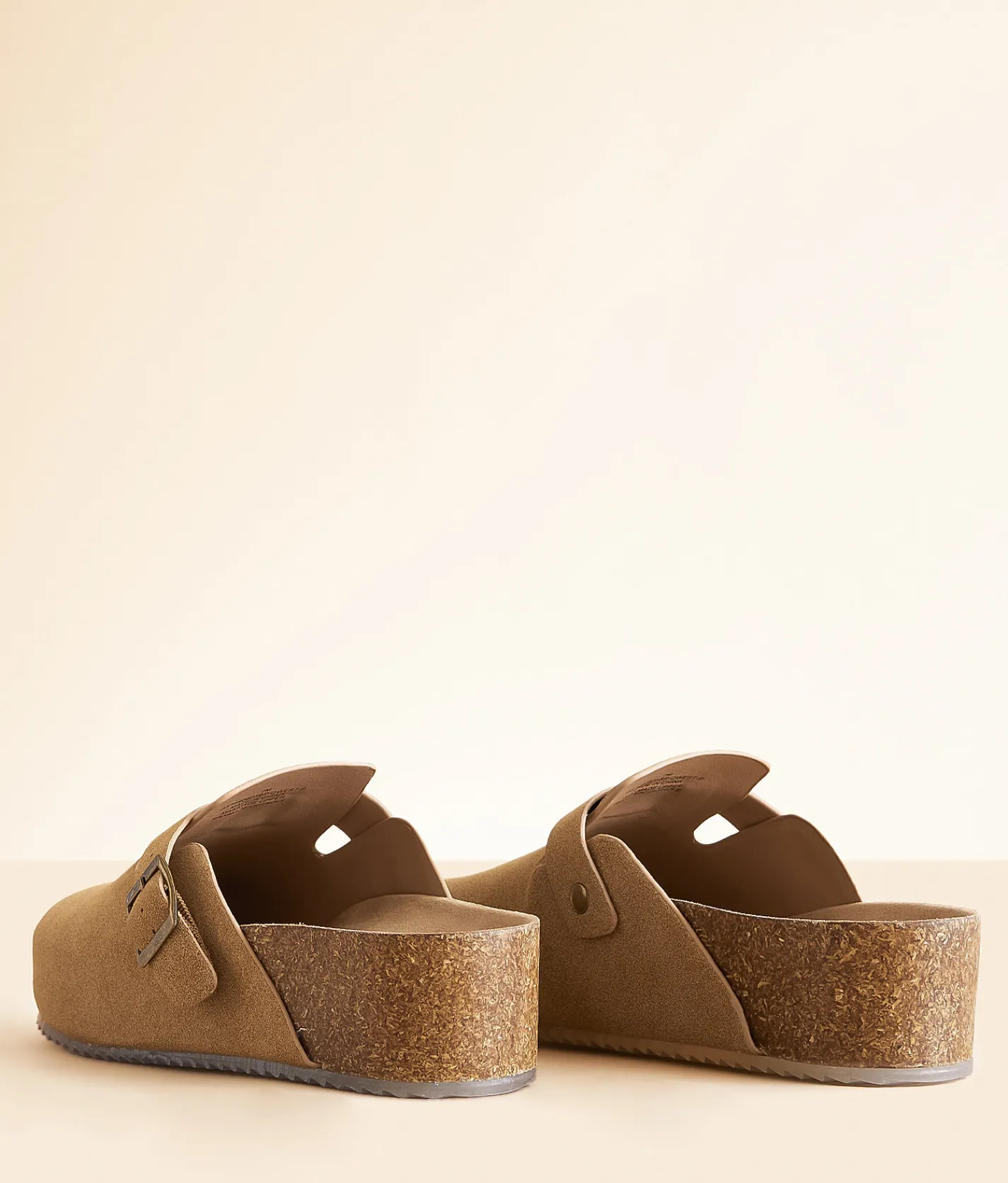 Shoes | Mia Qwest Platform Clog Taupe