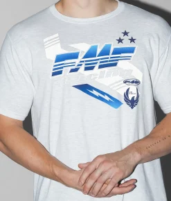 FMF Racing Stripes T-Shirt Ash Sale