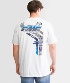FMF Racing Stripes T-Shirt Ash Sale