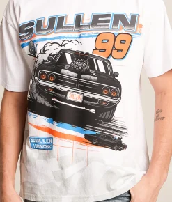 Tops|Graphic T-Shirts | Sullen Racing T-Shirt White