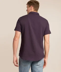 Tops | 7Diamonds Rafael Shirt Eggplant
