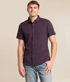 Tops | 7Diamonds Rafael Shirt Eggplant
