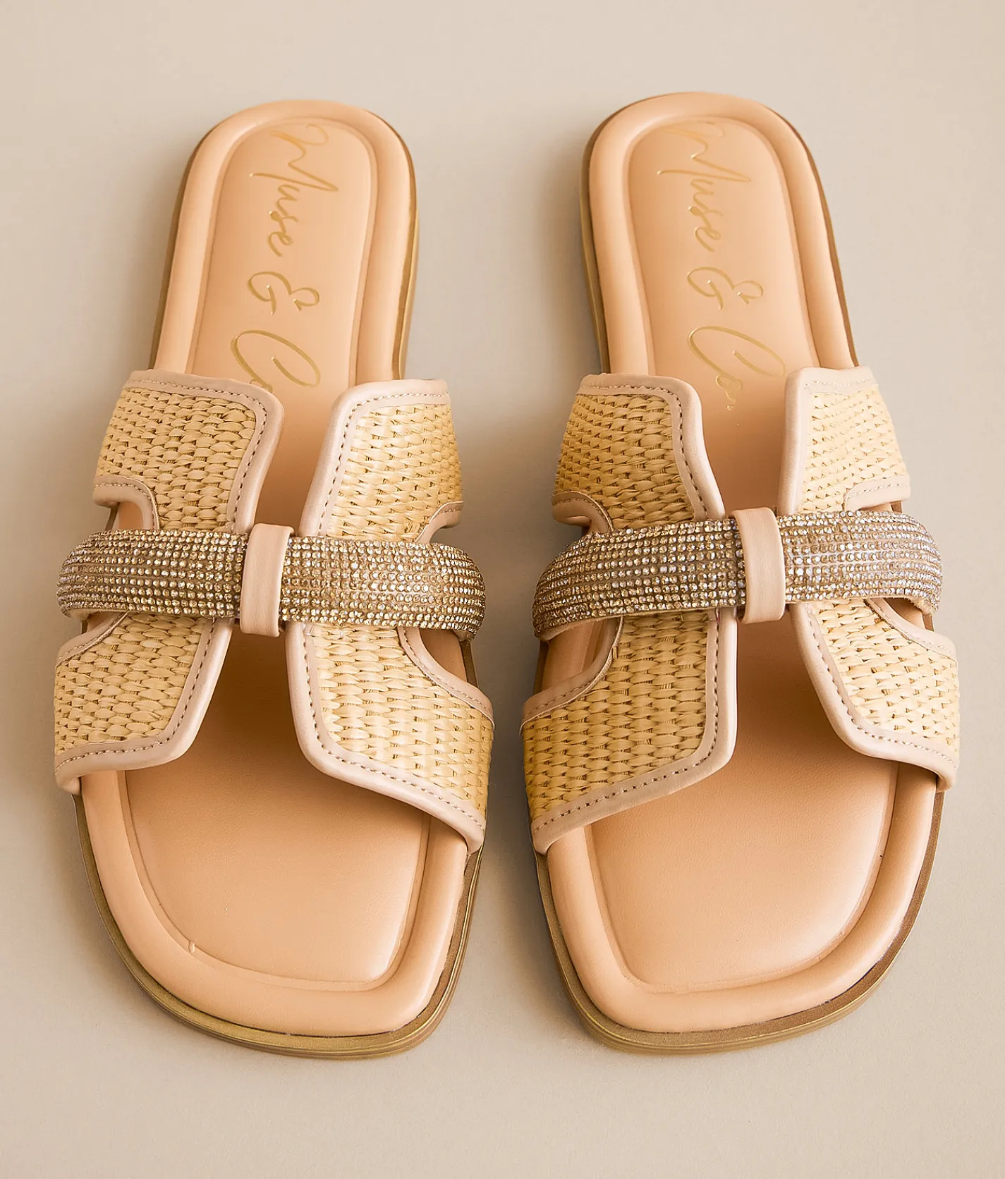 Muse & Co. Raffia Glitz Sandal Natural Online