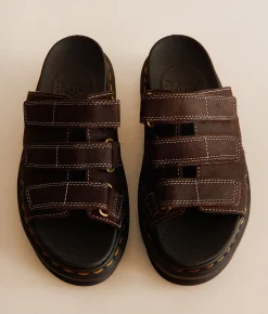 Shoes | Dr. Martens Raine Suede Slide Dark Brown