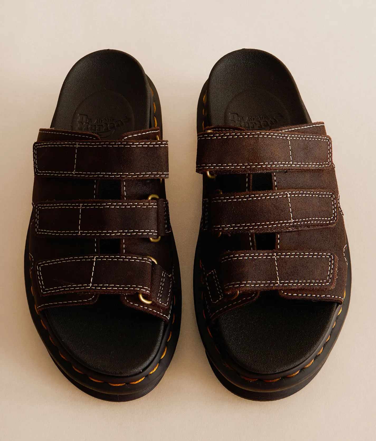 Shoes | Dr. Martens Raine Suede Slide Dark Brown