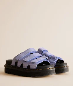 Dr. Martens Raine Suede Slide Cornflower Blue New
