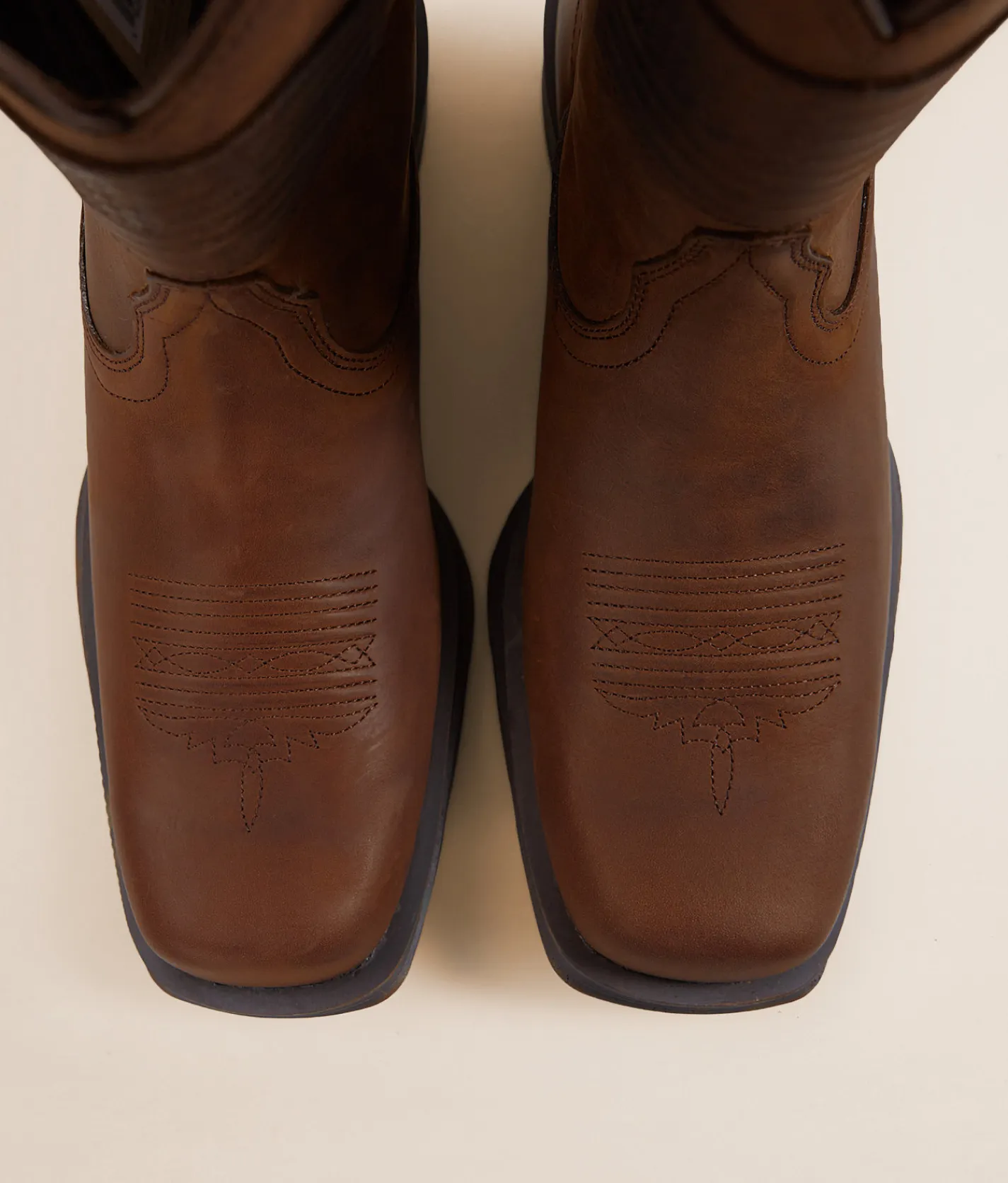 Ariat Rambler Patriot Leather Cowboy Boot Distressed Brown Discount