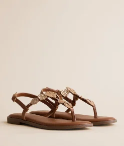Soda Ramlans Sandal Lt Tan Hot