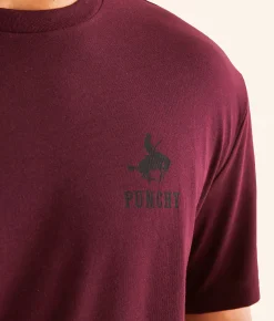 Graphic T-Shirts | Hooey Ranchero San Juan T-Shirt Cranberry Heather