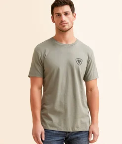 Ariat Rancho Bronco T-Shirt Teak New