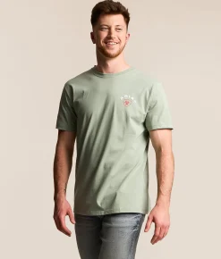 Tops|Graphic T-Shirts | Ariat Ranger Rope Circle T-Shirt Lily Pad