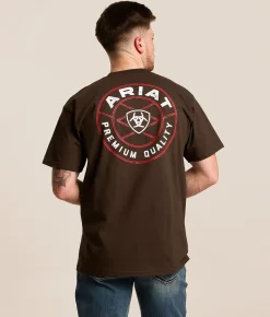 Tops|Graphic T-Shirts | Ariat Ranger Rope Circle T-Shirt Java