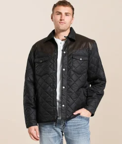 STS Ransom Quilted Leather Jacket Black Best