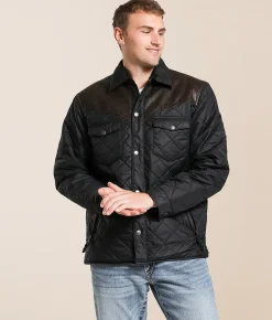 STS Ransom Quilted Leather Jacket Black Best