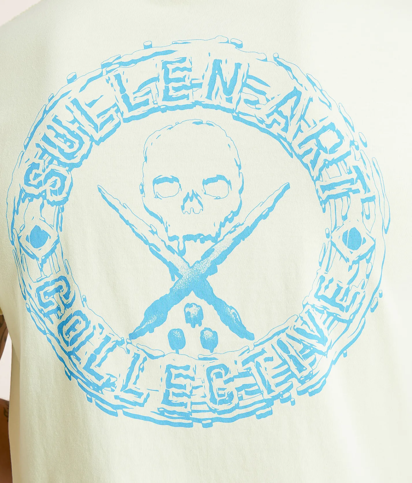 Graphic T-Shirts | Sullen Rasta Slime Badge T-Shirt Elfin Yellow