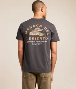 Sendero Provisions Co. Rattlesnake T-Shirt Vintage Black