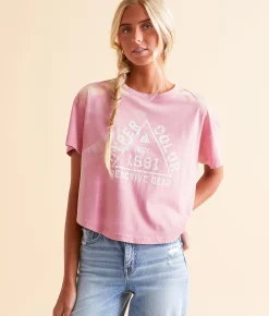 Tops | Hypercolor® Reactive Gear Cropped T-Shirt Magenta Yellow