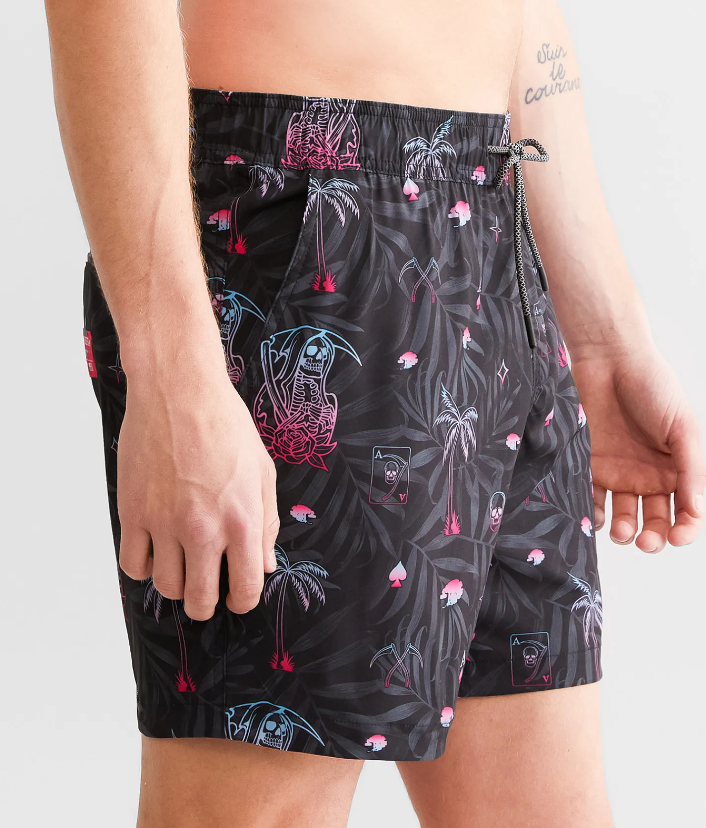 Howitzer Reaper Stretch Swim Trunks Multi Colored
