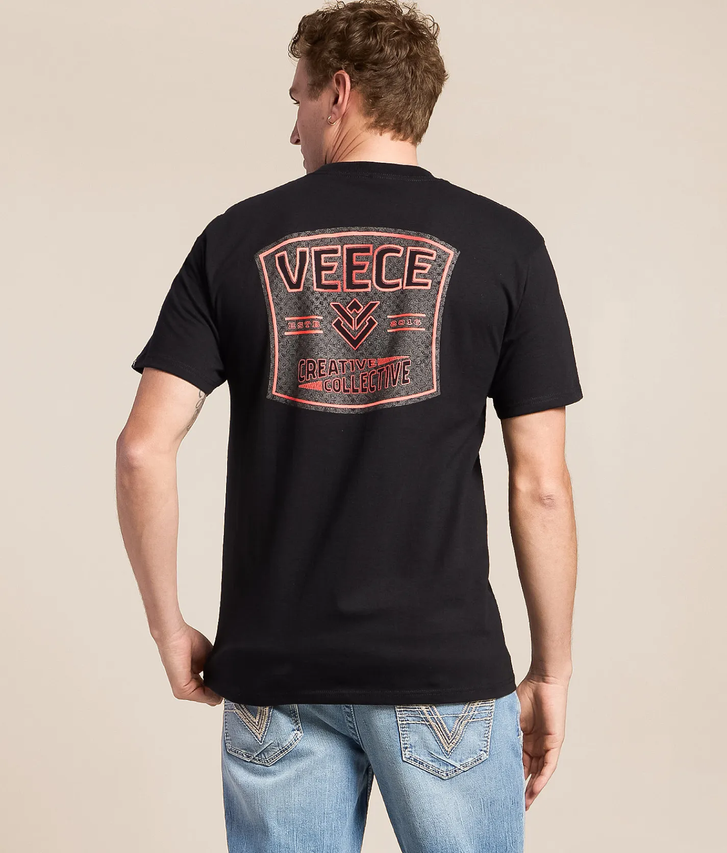 Tops|Graphic T-Shirts | Veece Rebar Plate T-Shirt Black