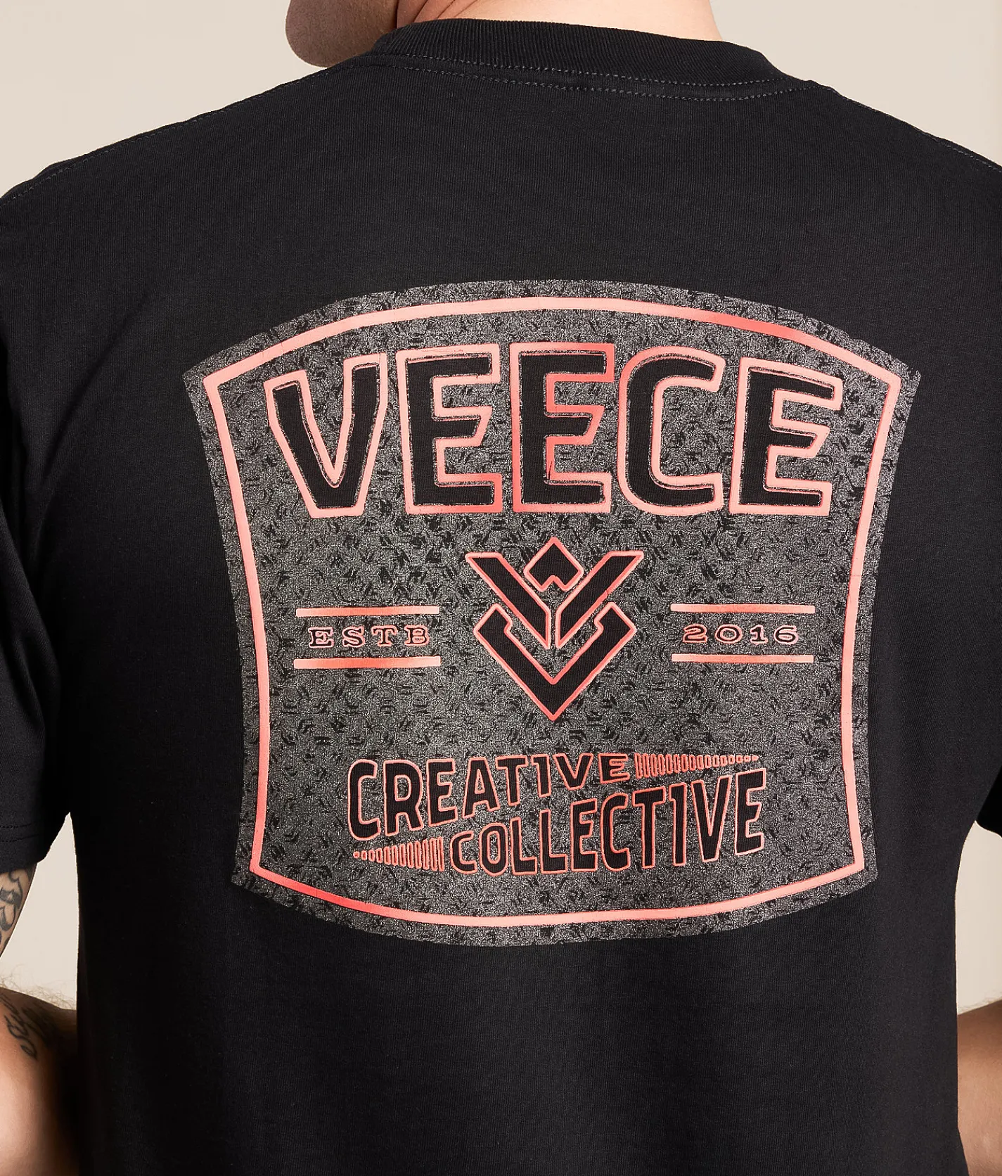 Tops|Graphic T-Shirts | Veece Rebar Plate T-Shirt Black