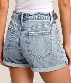 VERVET by Flying Monkey Rebecca High Rise Cuffed Short Jump Sale