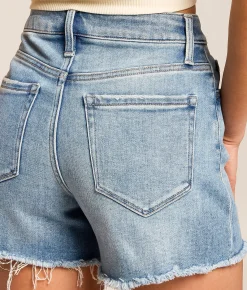 VERVET by Flying Monkey Rebecca High Rise Stretch Short Riptide Sale