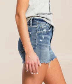 VERVET by Flying Monkey Rebecca High Rise Stretch Short Bulletproof Discount
