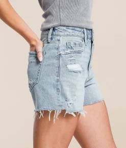 Bottoms|Shorts | VERVET by Flying Monkey Rebecca High Rise Stretch Short Geniality
