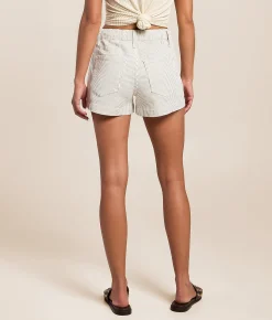 Bottoms|Shorts | VERVET by Flying Monkey Rebecca d Stretch Short Stripe